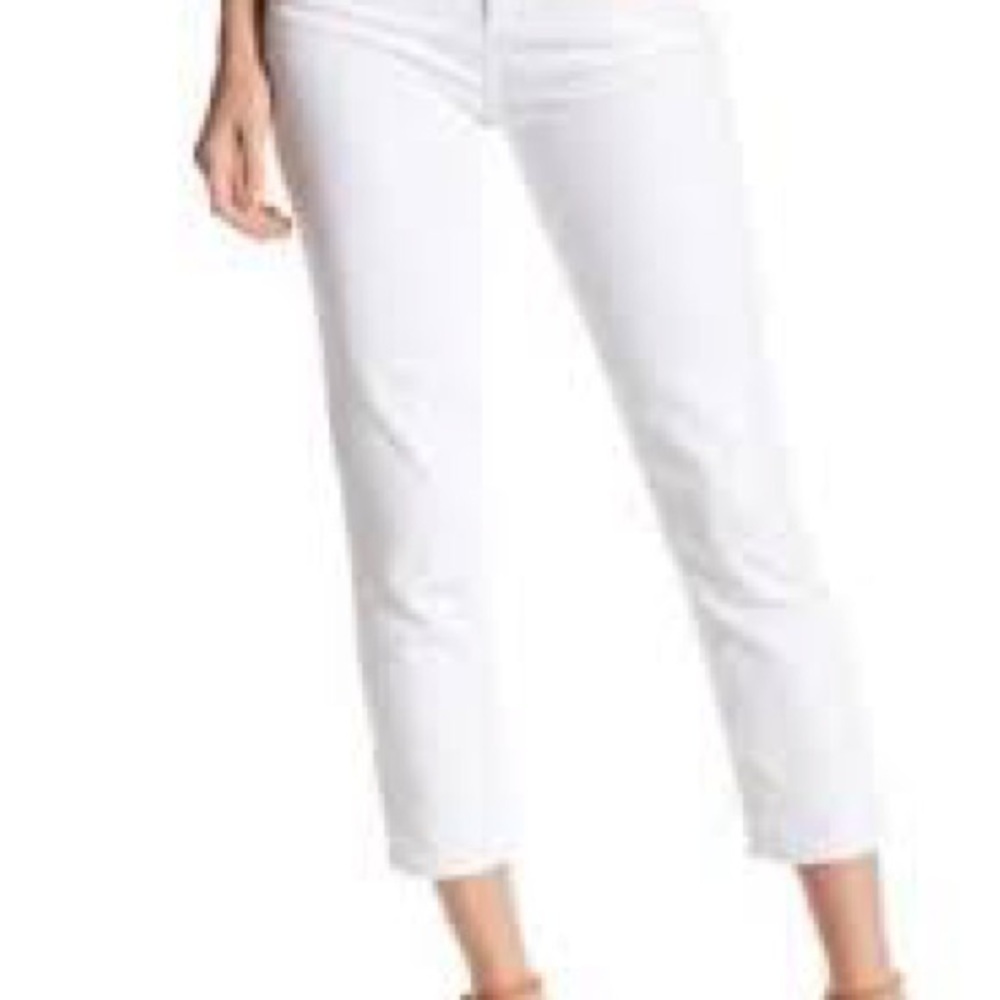 Kut From The Kloth White Bardot Skinny Boyfriend Jeans